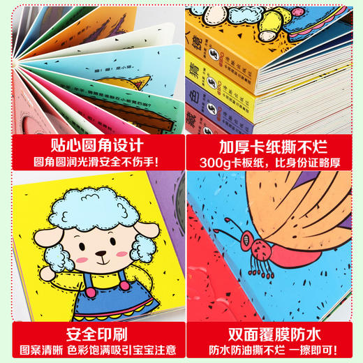 全套12册洞洞书这是谁的眼睛 偷偷看里面系列绘本婴儿宝宝书籍撕不烂早教认知立体翻翻书 到0-1-2-3-6岁启蒙彩色卡片儿童正版图书 商品图3