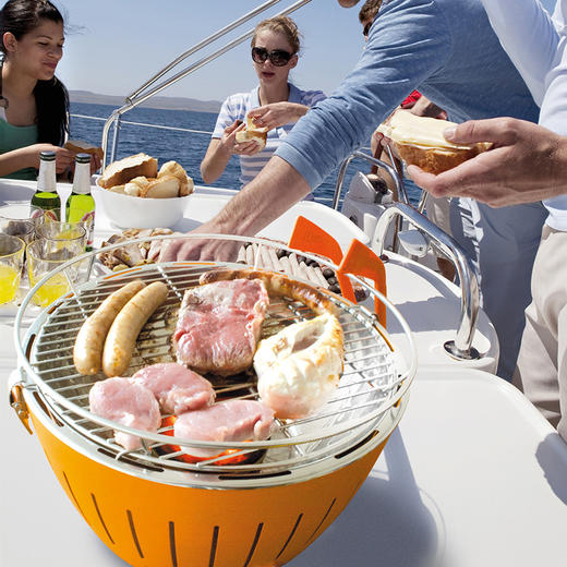 【6F】利快进口家用无烟烤炉 户外别墅碳火炉木炭烤肉架德国莲花烧烤炉 商品图2