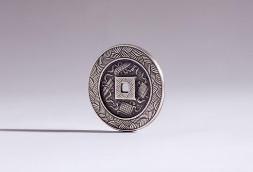 矩德泉坊 纯银手作 长命富贵刻花 吉祥钱374 商品图6