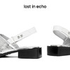 lost in echo2022年夏季新款凉鞋女编织方头可调节凉鞋棋盘格凉拖 商品缩略图3