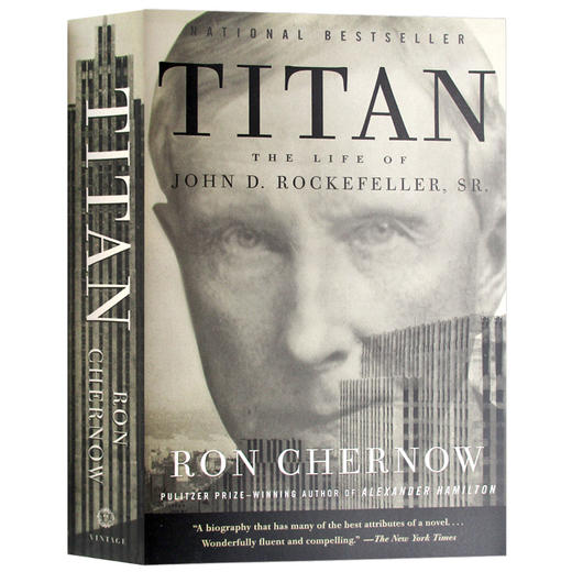 石油大王 洛克菲勒传 英文原版书 Titan The Life of John D. Rockefeller 福布斯书单 人物传记 泰坦巨人 英文版正版进口英语书籍 商品图1