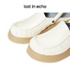 [断码]lost in echo 翘头褶皱半拖厚底穆勒拖羊皮两穿包头拖鞋凉鞋 商品缩略图4