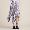 谜底2022春新款不规划下摆伞裙紫罗兰半身裙时尚艺术221MB0153 商品缩略图0