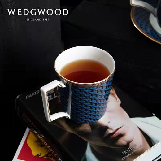 【6F】WEDGWOOD威基伍德拜占庭蓝色骨瓷马克杯 商品图0