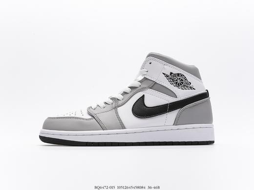 耐克乔丹Wmns Air Jordan 1 Mid乔丹一代中帮经典复古文化休闲运动篮球鞋板鞋BQ6472-015男女鞋 商品图0