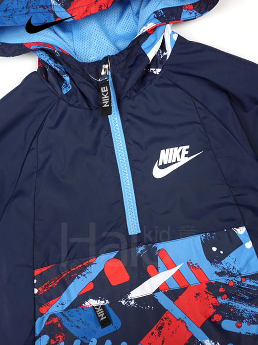耐克-童衣类（春）F2小童梭织夹克靛蓝色 商品图1
