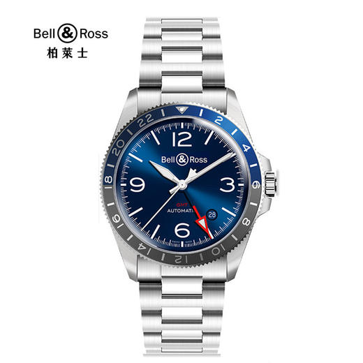 Bell & Ross 柏莱士瑞士进口全自动机械手表男士蓝色 BRV293-BLU-ST-SST 商品图0
