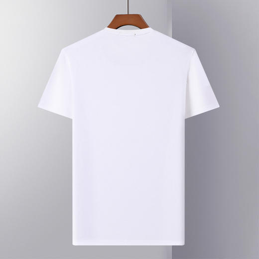 【纯棉透气】罗蒙男士t恤夏季新款时尚印花简约通勤休闲百搭短袖t恤 商品图5
