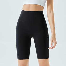 【二条减10 】五分运动瑜伽裤女弹力紧身短裤高腰提臀速干透气健身裤  WM 000  WFK016