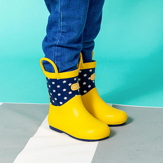 HAS新款韩国儿童雨靴四季可用防滑耐磨时尚可爱男女童 商品图4