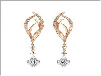 【2F】迪韵18k金钻石项坠（不含链） 商品图0