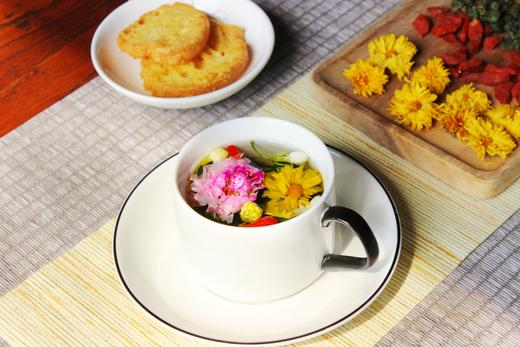 甘悦茶（贡菊茉莉玫瑰饮）--馨香清雅，养肝护肝 商品图1