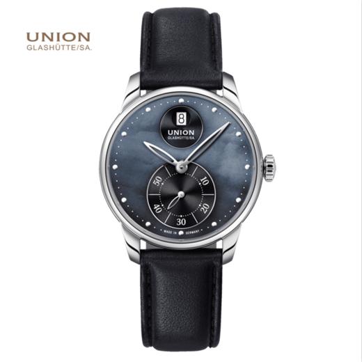 宇联（UNION GLASHÜTTE）德国手表 赛丽丝系列 女士黑色小秒针自动机械腕表D013.228.16.121.00 商品图0