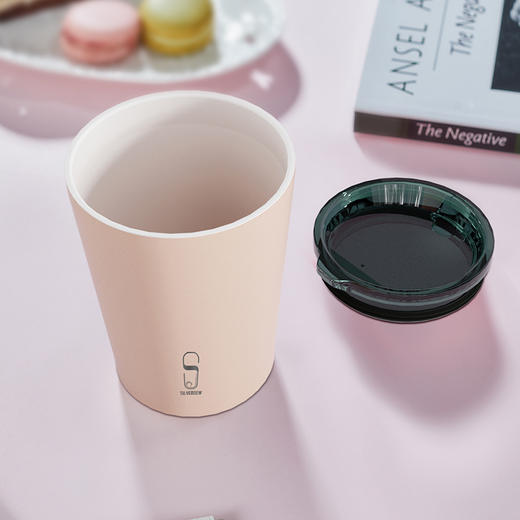 诗芙迪SILVERDEW 陶瓷内胆咖啡杯保温随行杯马克杯吸管杯不锈钢直饮带盖水杯 商品图6