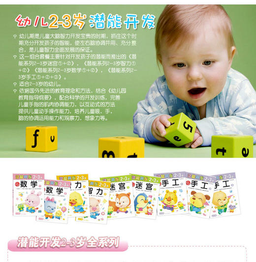 小小孩潜能开发丛书-迷宫2-3岁2 儿童早教书籍亲子学前图书 正版 商品图1
