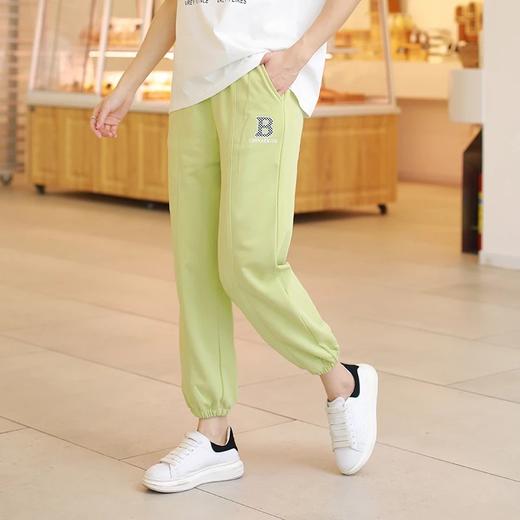 【早春特价清仓】龙之涵 儿童精棉字母印花卫裤 亲子款早春长裤 婴幼儿A类标准 商品图1