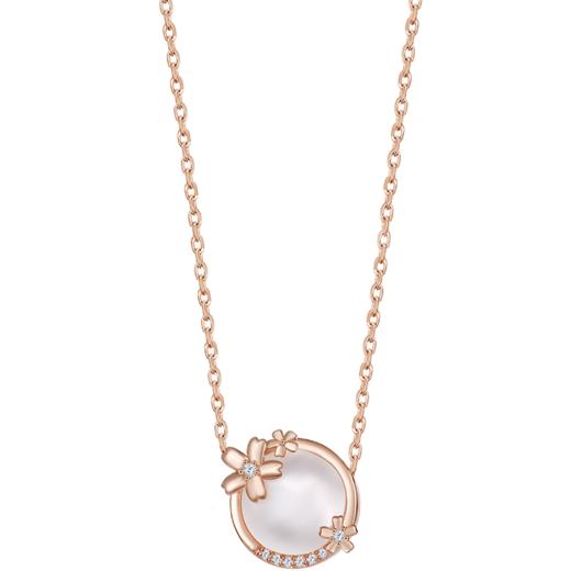 ZEGL设计师春日樱花系列925纯银花朵项链女轻奢小众锁骨链配饰品 商品图6