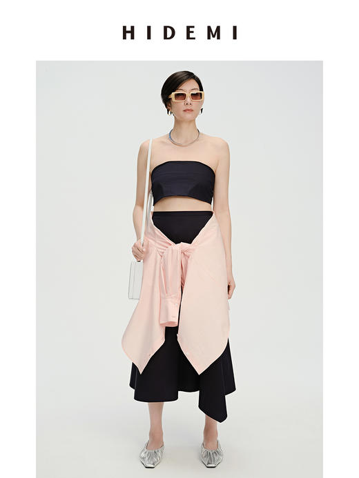 HIDEMI 樱花粉简约廓形休闲宽松经典款衬衫 商品图9