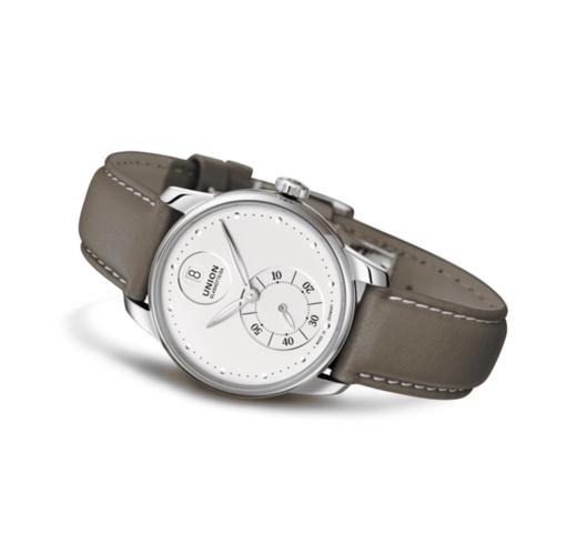 宇联（UNION GLASHÜTTE）德国手表赛丽丝系列小牛皮女士白色小秒针机械腕表 D013.228.16.011.00 商品图1