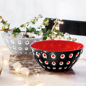 【6F】利快水果蔬菜沙拉碗意大利进口创意小吃碗幻影波点碗