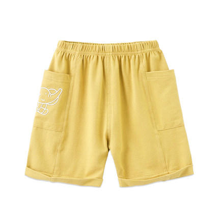 丽婴房-童衣类（夏）F2短裤中黄\土黄 商品图0