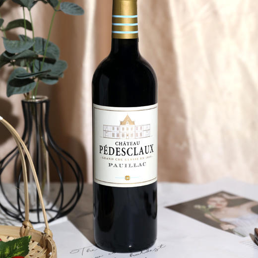 百德诗歌正牌干红葡萄酒法国波尔多五级庄原瓶进口正品Pedesclaux 2013年 商品图3