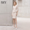 IWY/高端气质卡其色职业连衣裙女士七分袖收腰显瘦售楼部正装西装套裙Q11366 商品缩略图1