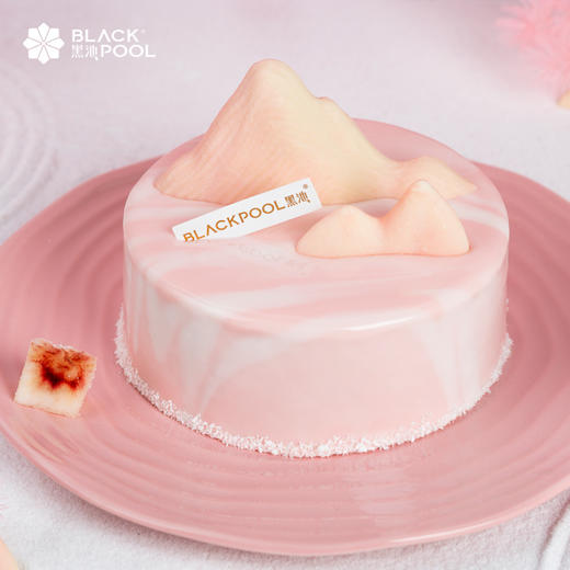 （限南山宝安）【富士山下·白桃茉莉慕斯 】春暖花开 邂逅白羊。愿你心之所向，素履以往。 白桃茉莉麻薯慕斯蛋糕 商品图3