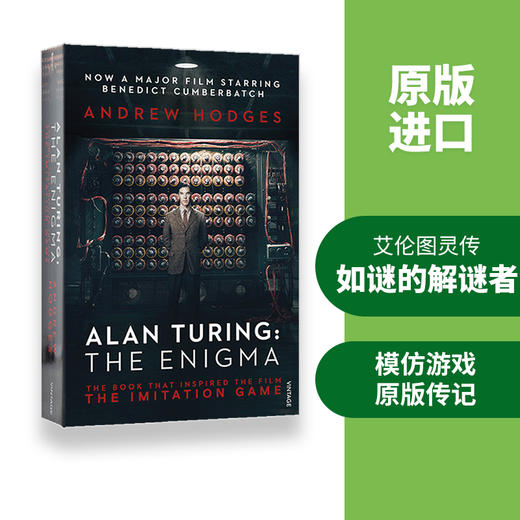 艾伦图灵传 如谜的解谜者 英文原版书 Alan Turing The Enigma 奥斯卡获奖电影 模仿游戏原版传记 英文版进口英语书籍正版 商品图2
