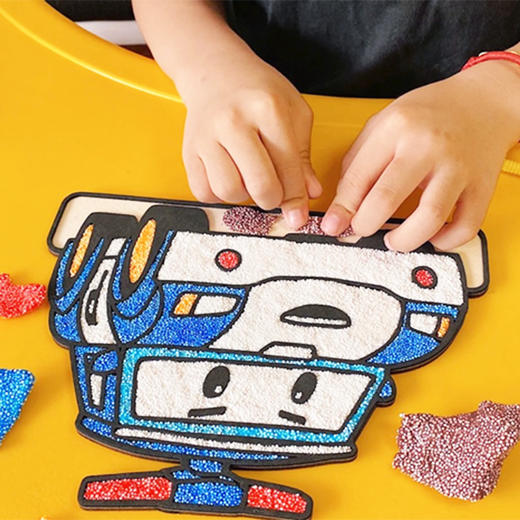 会员免费体验【手工】木板雪花泥画 商品图10