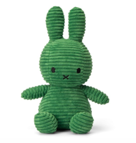 荷兰Miffy米菲兔灯芯绒翠绿色23cm