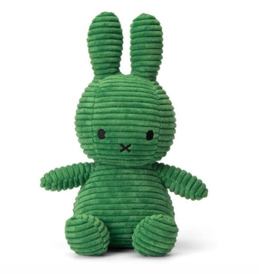 荷兰Miffy米菲兔灯芯绒翠绿色23cm 商品图0