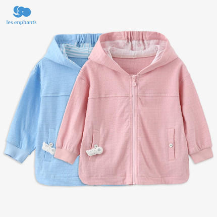 丽婴房-童衣类（春）F2外套1_浅粉/浅蓝 商品图0