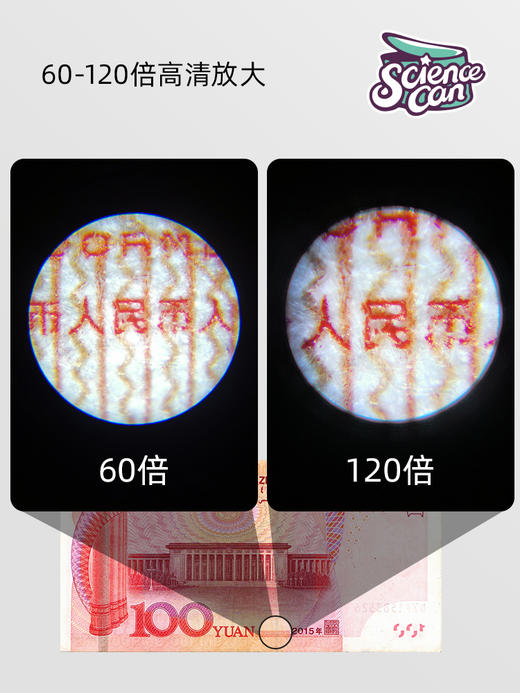 【预售：10天后发货】儿童便携式手持达尔文显微镜豪华版 商品图4