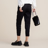 谜底2022春新款时尚通勤气质款烟管裤女莱赛尔西装裤女221MK0184 商品缩略图3