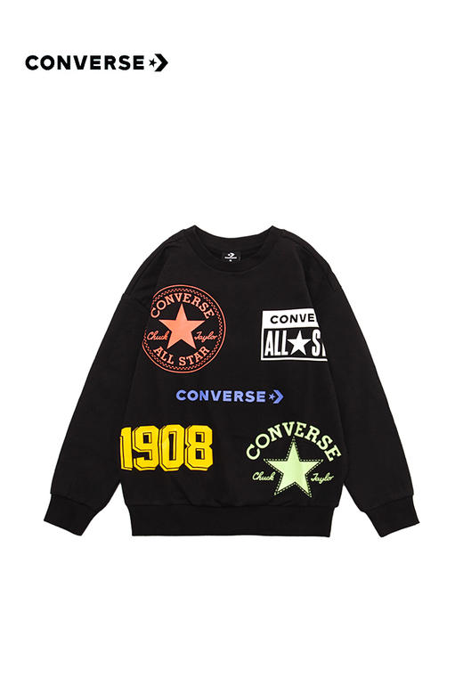 Converse匡威商场同款童衣童装春款时尚百搭休闲圆领套头针织卫衣CV2212153 商品图4