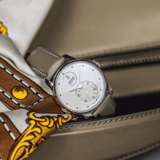 宇联（UNION GLASHÜTTE）德国手表赛丽丝系列小牛皮女士白色小秒针机械腕表 D013.228.16.011.00 商品图3