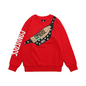 Converse/匡威童装新款新年纯棉针织套头百搭卫衣CV2212181