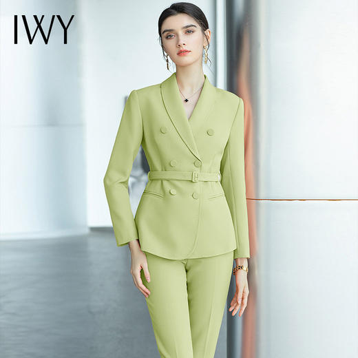 IWY/高端职业套装女春秋高级感正装西服干练气质面试西装工作服职业装CP1490 商品图1