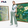 FILA x 梵高博物馆 斐乐联名女士短袖T恤2022年夏季插画新款上衣F11W228101F 商品缩略图3