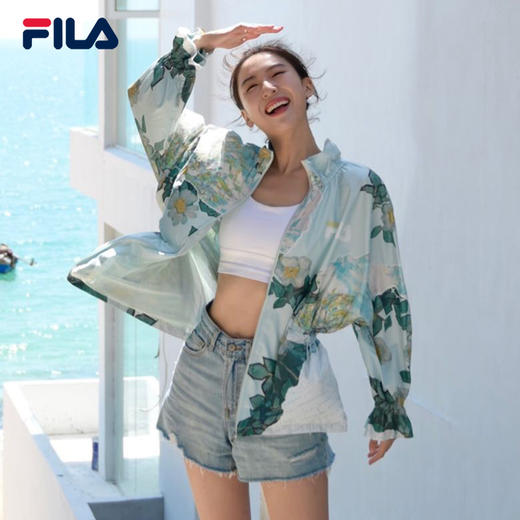 FILA x 梵高博物馆【倪妮同款】斐乐2022梵高油画外套梭织外套F11W228703F 商品图2
