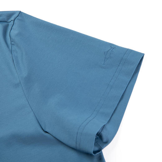 GOOD LUCK/德鲨棉质微弹烫钻印花时尚圆领短袖T恤LY13558 商品图10