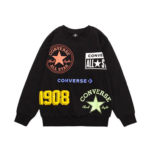 Converse匡威商场同款童衣童装春款时尚百搭休闲圆领套头针织卫衣CV2212153 商品图0