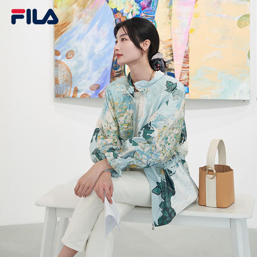 FILA x 梵高博物馆【倪妮同款】斐乐2022梵高油画外套梭织外套F11W228703F 商品图1