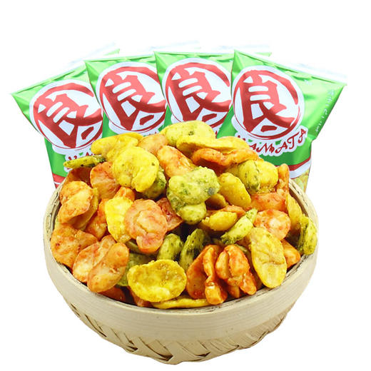 500g14.8元！ 良一 蒜香味豌豆/原味豌豆/综合蚕豆瓣/青海苔味蚕豆瓣 商品图2