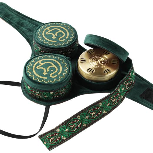 【膝盖三联】艾灸盒/套装--54柱艾柱+铜盒+布套+穴位图/无烟艾灸套装/随身灸 商品图1