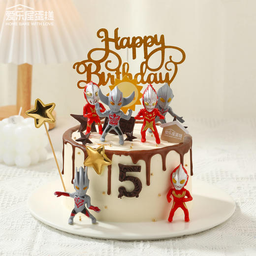 奥特曼战队主题蛋糕 商品图1