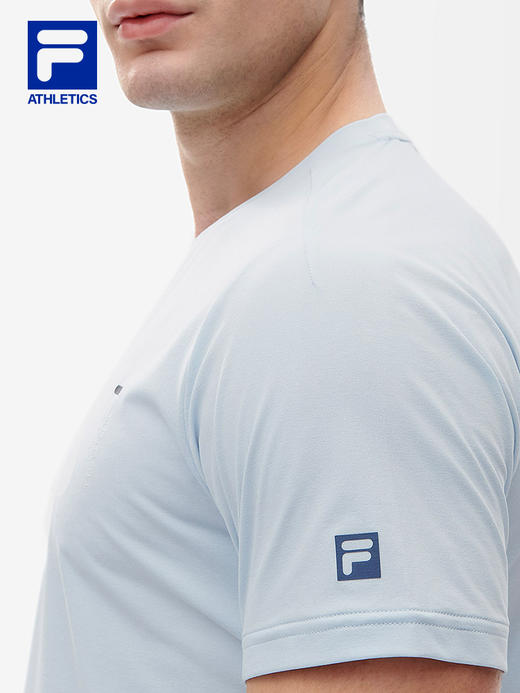 FILA斐乐男士短袖T恤2022年夏季新款健身运动简约上衣A11M221109F 商品图4