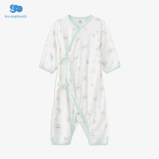 丽婴房-内衣类（春）F2系带连身装K_草绿\果绿 商品图0