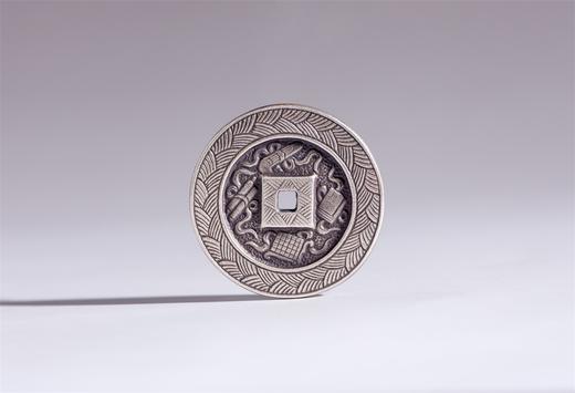 矩德泉坊 纯银手作 长命富贵刻花 吉祥钱374 商品图1